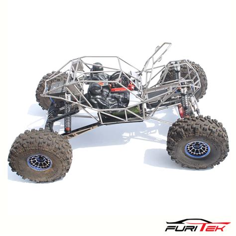 metal cage chassis axial ryft rbx10 cage|Amazon.com: Furitek Everest Titanium Cage for Axial RYFT 1/10 .